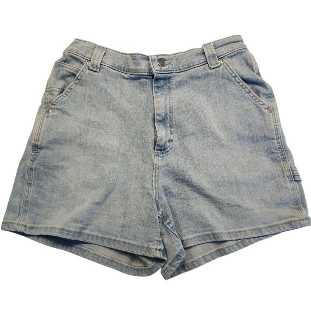 Riveted By Lee High Rise Womens Shorts Blue Denim Vintage Mom Womens 10P‎ EUC